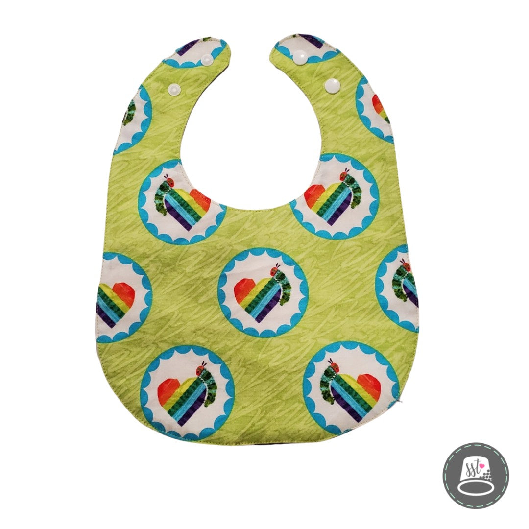 Hungry Caterpillar Baby Bibs - Assorted Cotton Singles