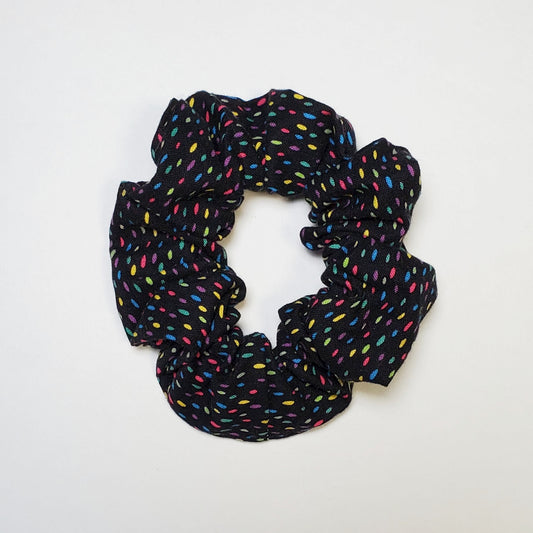 Rainbow Particles Scrunchie