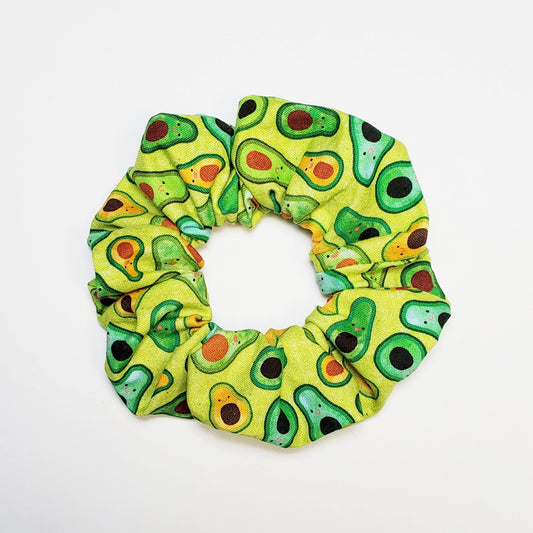 Cheerful Avocado Scrunchie