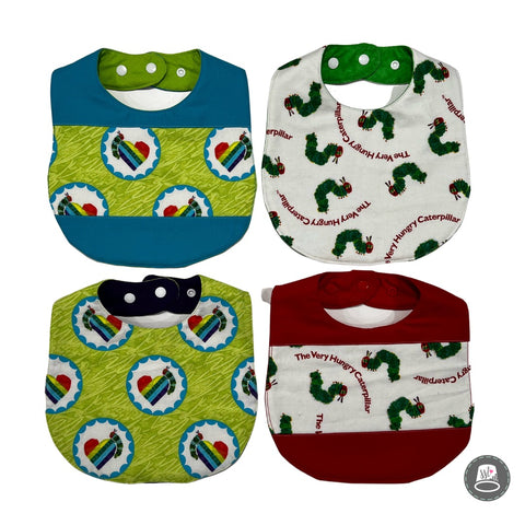 Hungry Caterpillar Baby Bibs - Assorted Cotton Singles