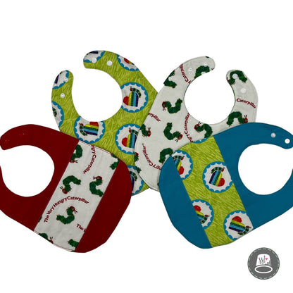 Hungry Caterpillar Baby Bibs - Assorted Cotton Singles