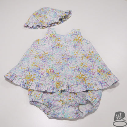 Sleeveless Dress and Bloomers Set - Monet's Garden