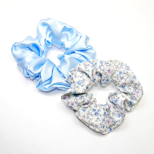 Tea Service Scrunchie Pair